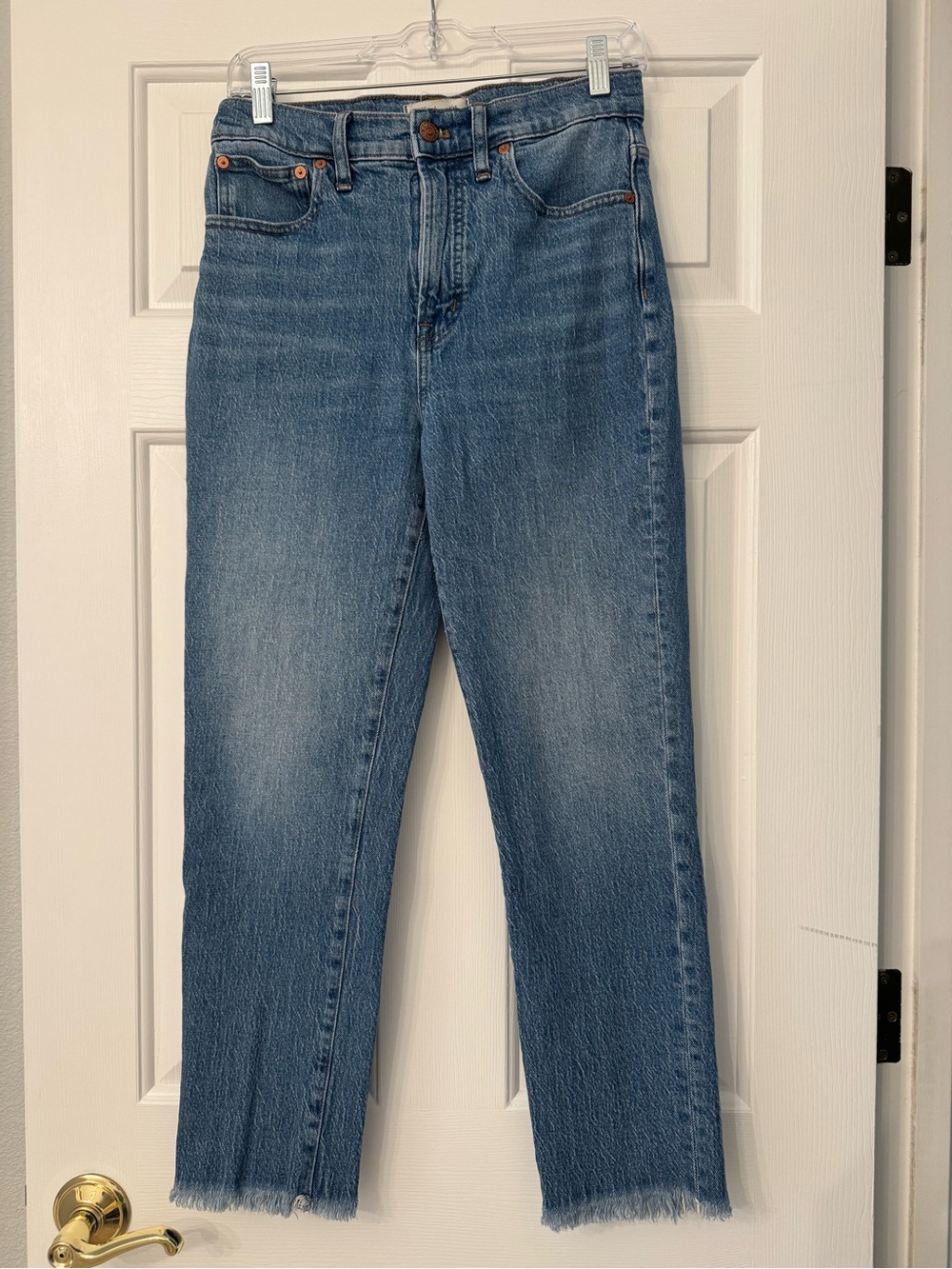 Madewell The Perfect Vintage Jean, Blue  Size 27 High rise Taper Mom Jean
